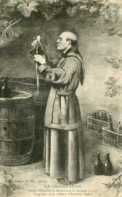 Dom Perignon (litho) alkotó: French School