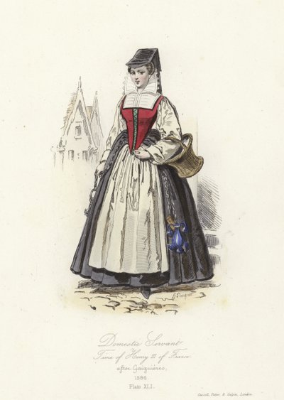 III. Henrik francia korabeli háziszolga alkotó: French School