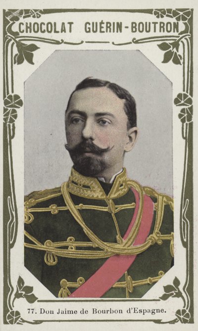 Don Jaime de Bourbon dEspagne (színes fotó) alkotó: French School