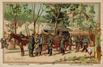 Dray (chromolitho) alkotó: French School