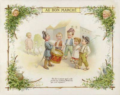 Dobos fiú gyerekekkel beszélget alkotó: French School