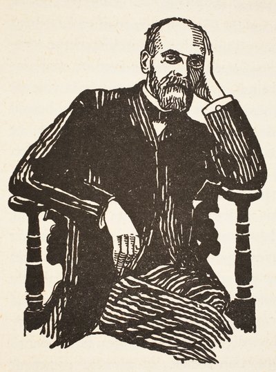 Durkheim, Boris Mestchersky (†1957) másolata, illusztráció a Histoire de la Nation Francaise, Sciences, I. és II. kötetből, Gabriel Hanotaux (1853-1944), 1924 alkotó: French School