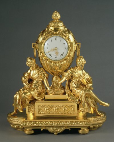 XVI. Lajos korai Mantel-óra, 1765 körül (ormolu) alkotó: French School