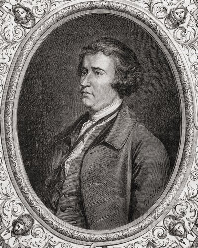 Edmund Burke, Louis Blanc (1811-82) "Histoire de la Revolution Francaise" című művéből alkotó: French School