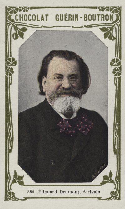 Edouard Drumont, ecrivain (színes fotó) alkotó: French School