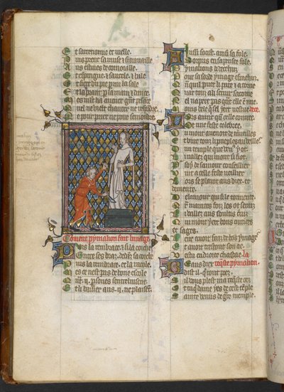 Egerton MS 881, f.165v (vellum) alkotó: French School