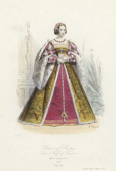 Ausztriai Eleonóra, a francia I. Ferenc második felesége alkotó: French School