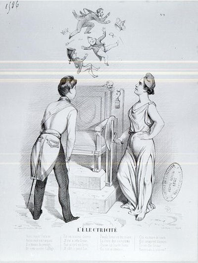 Villany, az 1848-as forradalom karikatúrája alkotó: French School