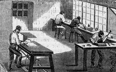 Elektrotipizáló műhelyek alkotó: French School