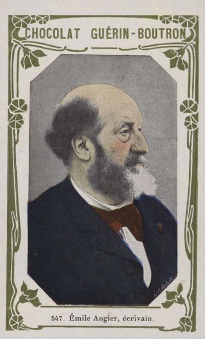 Emile Augier, író (színes fotó) alkotó: French School