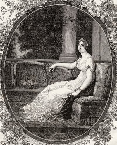 Josephine császárné, Louis Blanc (1811-82) "Histoire de la Revolution Francaise"-ből alkotó: French School