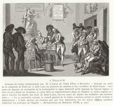 Egyenlőség, francia forradalom, 1793 alkotó: French School