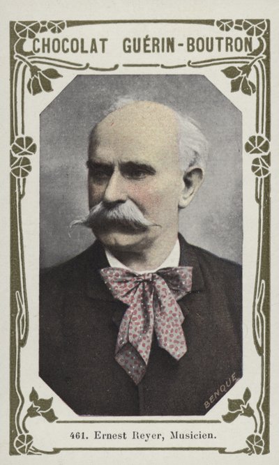 Ernest Reyer, zenész (színes fotó) alkotó: French School