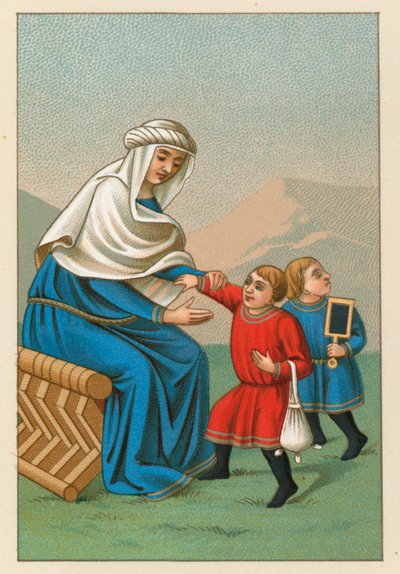 Európa középkori jelmez alkotó: French School