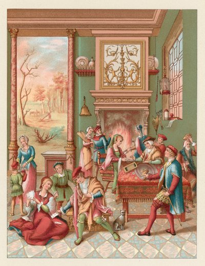Európa XV-XVI. századi jelmez alkotó: French School