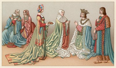Európa XV-XVI. századi jelmez alkotó: French School