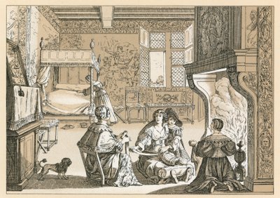 Európa XVII. századi jelmeze alkotó: French School