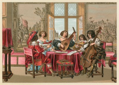 Európa XVII. századi jelmeze alkotó: French School