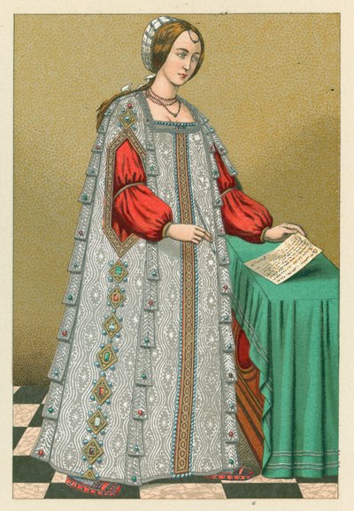 Európa XVI. századi jelmeze alkotó: French School