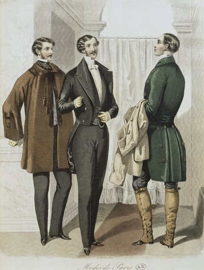 Estélyi ruha, illusztráció a Le Journal des Tailleurs-ből, 1851. február 16. (színes metszet) alkotó: French School