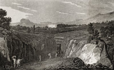 A Herculaneum maradványaihoz vezető ásatás alkotó: French School