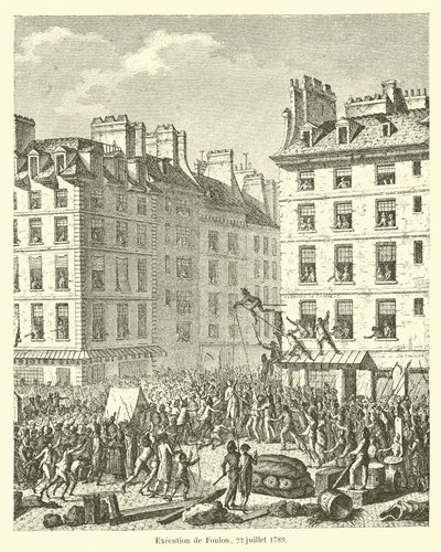 Foulon kivégzése, 1789. július 22 alkotó: French School
