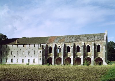 A ciszterci apátság külső képe alkotó: French School