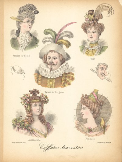 Rendkívüli frizurák alkotó: French School