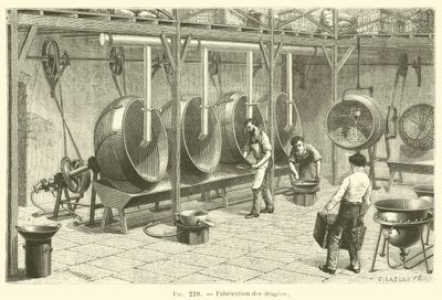 Fabrication des drazsé (gravírozás) alkotó: French School