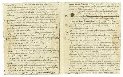 XVI. Lajos francia végrendeletének fakszimile alkotó: French School