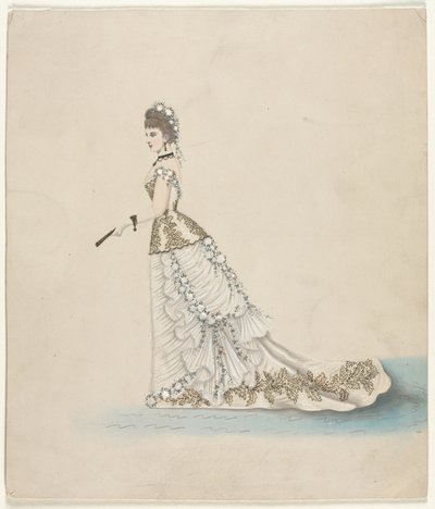 Fashion Study (Worth számára készült) alkotó: French School