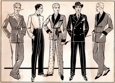 Französische Herrenmode von French School