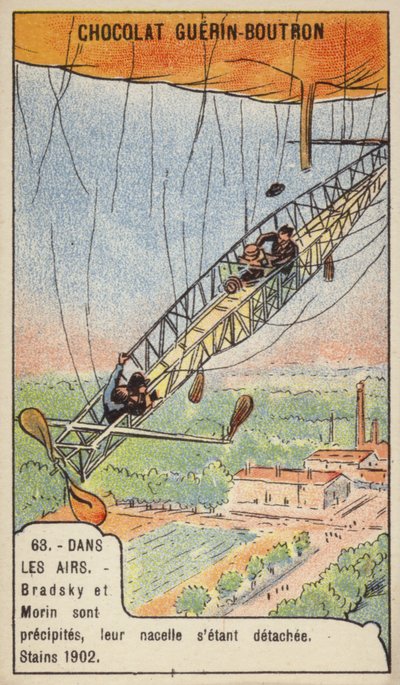 Bradsky és Morin repülők halálos balesete, Párizs alkotó: French School