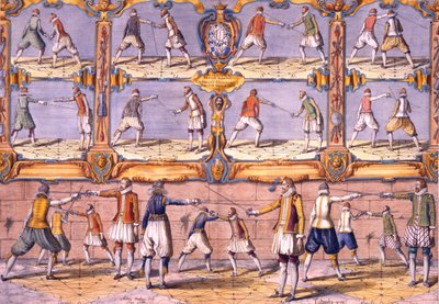 Vívás, Girard Thibault Academie de lEspée-ből, 1630-ban alkotó: French School