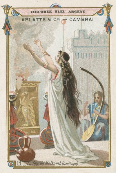 Melqart fesztiválja, az ókori Karthágó alkotó: French School
