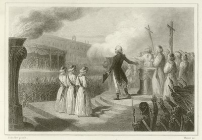 Föderáció ünnepe, 1790. július 14 alkotó: French School