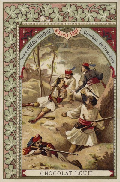 Harcok Grevenánál, görög-török háború, 1897. április 9 alkotó: French School