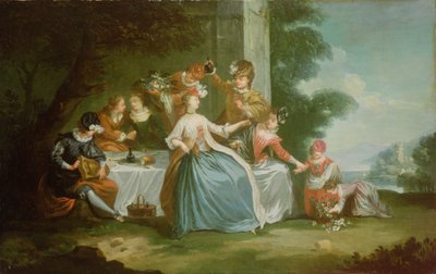 Lakomázó figurák (59189-el párosítva) alkotó: French School