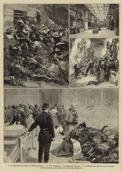 Tűz a Bazar de la Charite-ban, Párizs, 1897 alkotó: French School