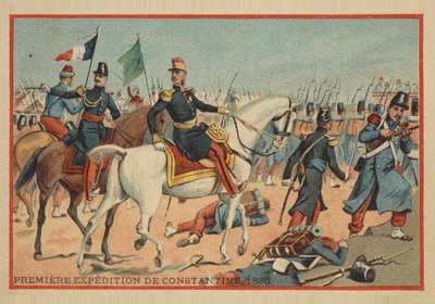 Az első francia expedíció Konstantinhoz, 1836 alkotó: French School