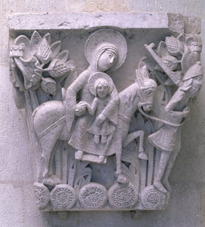 Repülés Egyiptomba, eredeti fővárosba a székesegyházon alkotó: French School