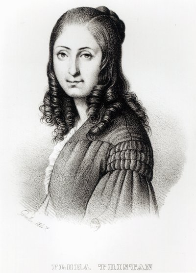 Tristan Flóra (1803-44) 1847 alkotó: French School
