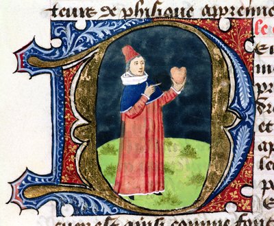Fol.38v The Heart, Aldebrande de Florence, Traite de Medecine, 1356 alkotó: French School