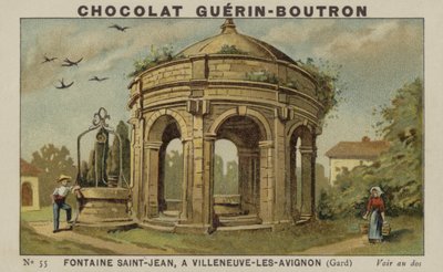 Saint-Jean szökőkút, Villeneuve-les-Avignon, Gard alkotó: French School