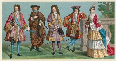Franciaország XVII-XVIII. századi jelmez alkotó: French School