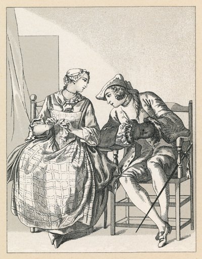 Franciaország XVIII. századi jelmez alkotó: French School