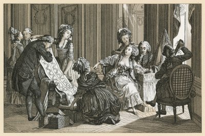 Franciaország XVIII. századi jelmez alkotó: French School
