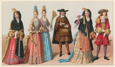 Franciaország XVII. századi jelmez alkotó: French School