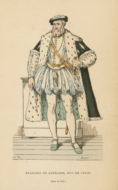 Lotharingiai Ferenc, Guise hercege alkotó: French School