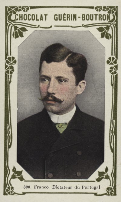 Franco, Portugália diktátora (színes fotó) alkotó: French School